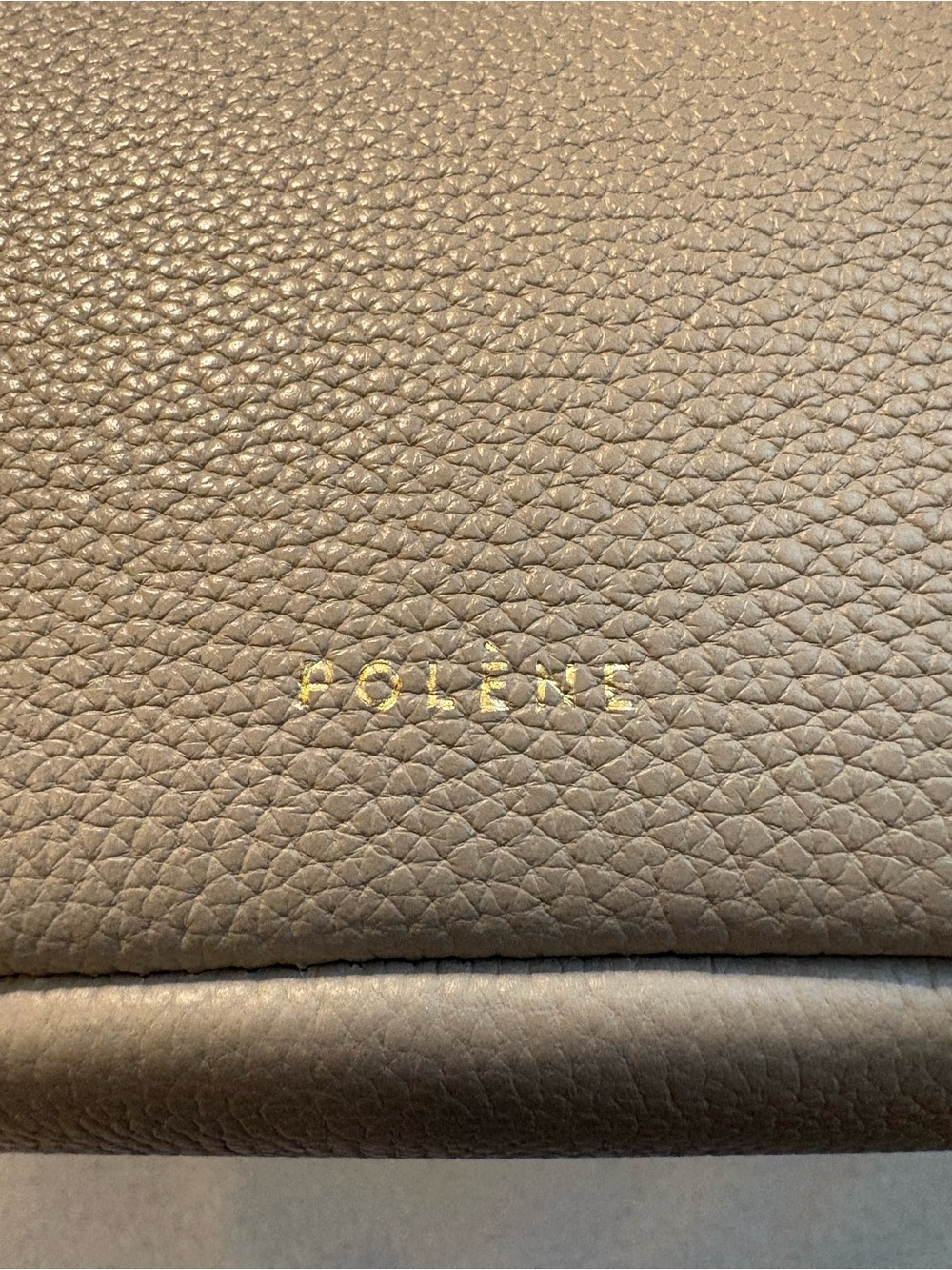 Polène Taupe Umi Bag with Gold Hardware - Picture 7 of 12